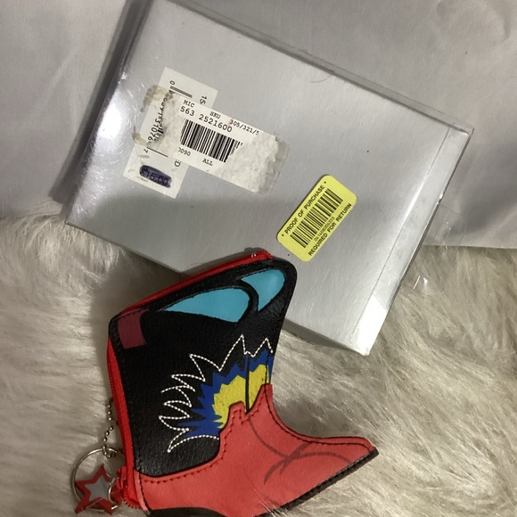 NEW Rolf’s Leather “Cowboy” Boot Coin Pouch Keychain Bag Charm - Picture 8 of 10